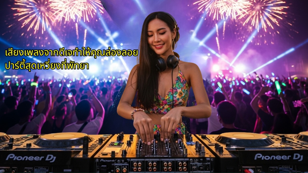 เสียงเพลงจากดีเจทำให้คุณล่องลอยปาร์ตี้สุดเหวี่ยงที่พัทยา