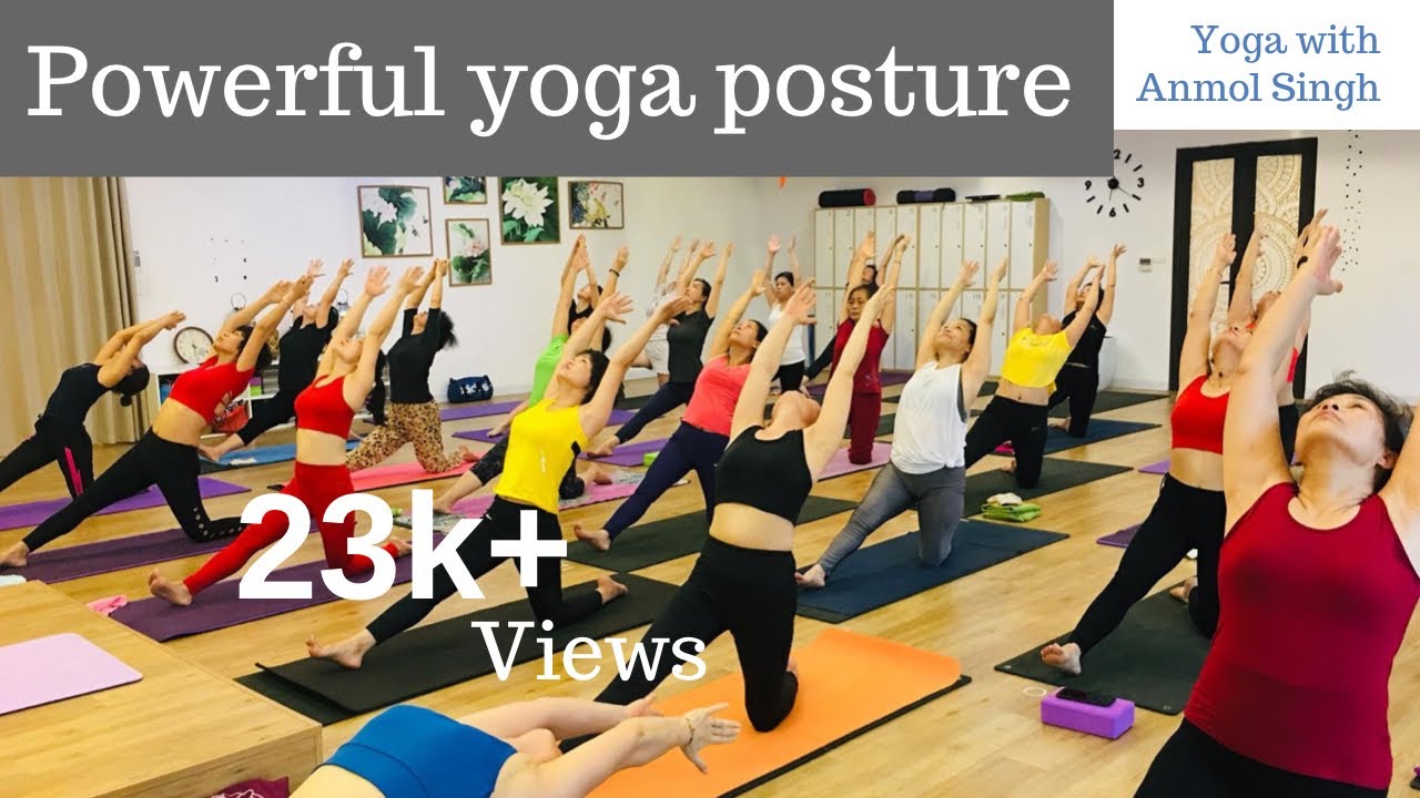 Powerful yoga posture | Full Power Yoga Class | Anmol Singh | Vietnam