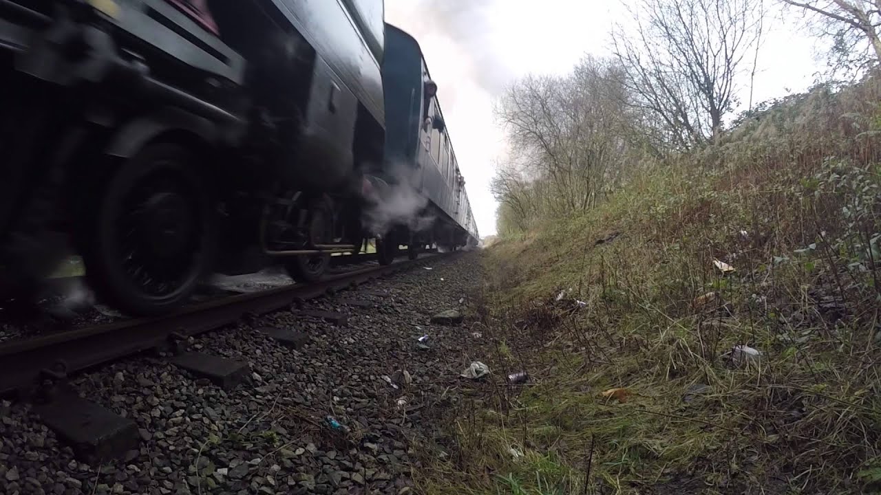 34092 City of Wells steam engine today on the ELR YouTube