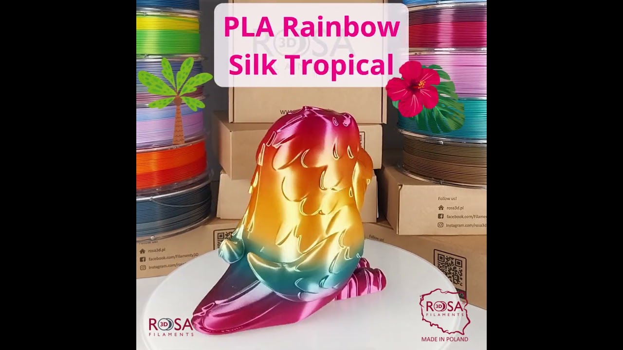 Rosa3D - Refill PLA Rainbow - Arc-en-ciel Tropical – Rosa3D France