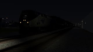 Amtrak 718 to Bakersfield with CDTX 8306 Leading! ~ Run8 V3
