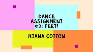 Dancing Assignment #2: Feet!