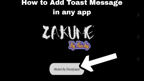 How to Add Toast Message in any App Using MT Manager