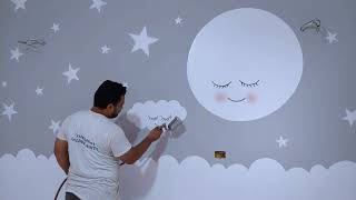 ديكور راقي جداً لغرف الأطفال سهل التنفيذ وبأقل تكلفة Create your own new decoration