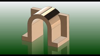 Do  the Subject of the national special examination2D to 3D   SolidWorks Tutorial-exercise 182