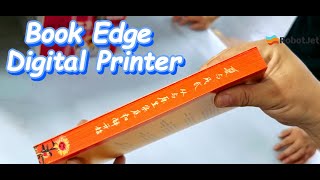 Book Edge Printer in Action ——Customer Site！ #books #printing #print
