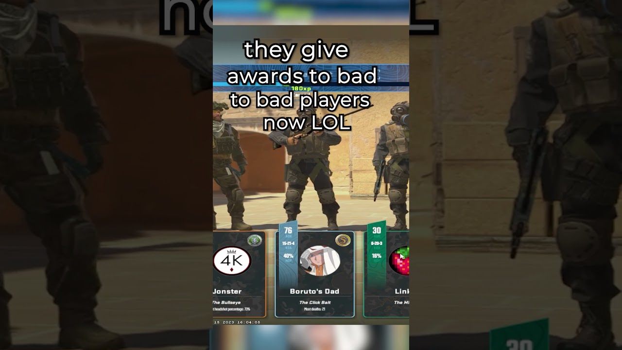 Counter-strike 2 rewards bad players ???  