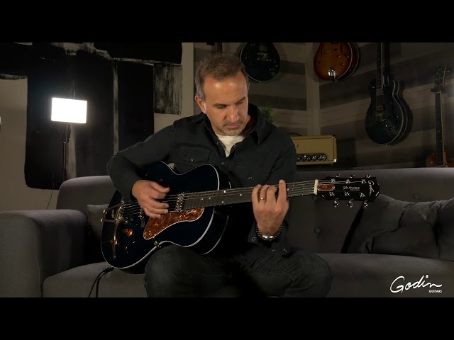 Электрогитара Godin 5th Avenue Night Club Indigo Blue