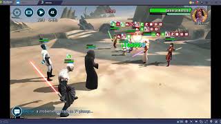 SWGOH How to kill Jedi Knight Revan with Palpatine (no Revan or Malak)