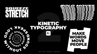 Kinetic Typography v2 Premiere Pro Tutorial