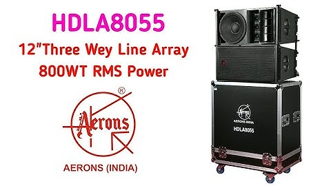 Aerons HDLA8055// 12"Three Wey Line Array 800WT // amplifier CA5000!!