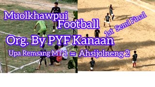 Ist  Semi Final Match/Footbol Tournament/PYF Kanaan, Muolhoi 9-5-2024 /Muolhoi Field.