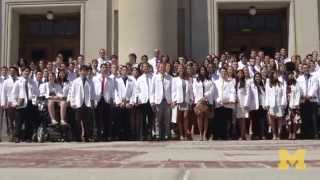 There’s nothing quite like a white coat ceremony to set the stage
for start of medical school at university michigan. it is celebration
filled w...