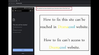 How to Fix Can't Access to DramaCool Website - 2022