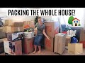 PACKING MY WHOLE HOUSE!🏠 MOVING UPDATE | DECLUTTERING & CLEANING MOTIVATION