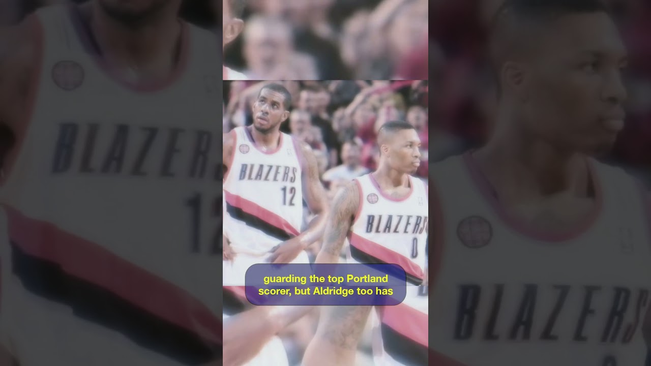 The time Damian Lillard FINALLY came to the party #nba #portlandtrailblazers #damianlillard