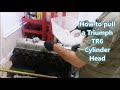 Removing Cylinder Head from Block on Triumph TR6