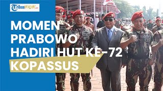 Momen Prabowo Menghadiri HUT ke-72 Kopassus di Cijantung