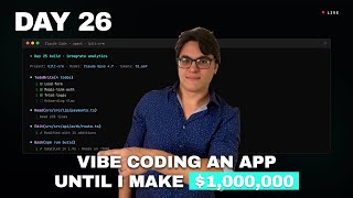 Day 26 – Vibe Code Marketing an App Until I Make $1M | ARR: $2,808 | 137 Users
