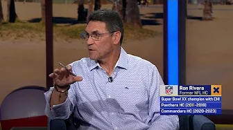 Ron Rivera on Jayden Daniels and Caleb Williams play, thoughts on starters playing in preseason | 'G thumbnail
