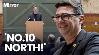 ‘Based IN MANCHESTER!’ | Andy Burnham announces NEW 'No.10 North' office in major devolution plan