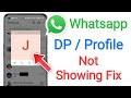 how to fix whatsapp dp not showing || whatsapp profile picture not showing || dp show problem