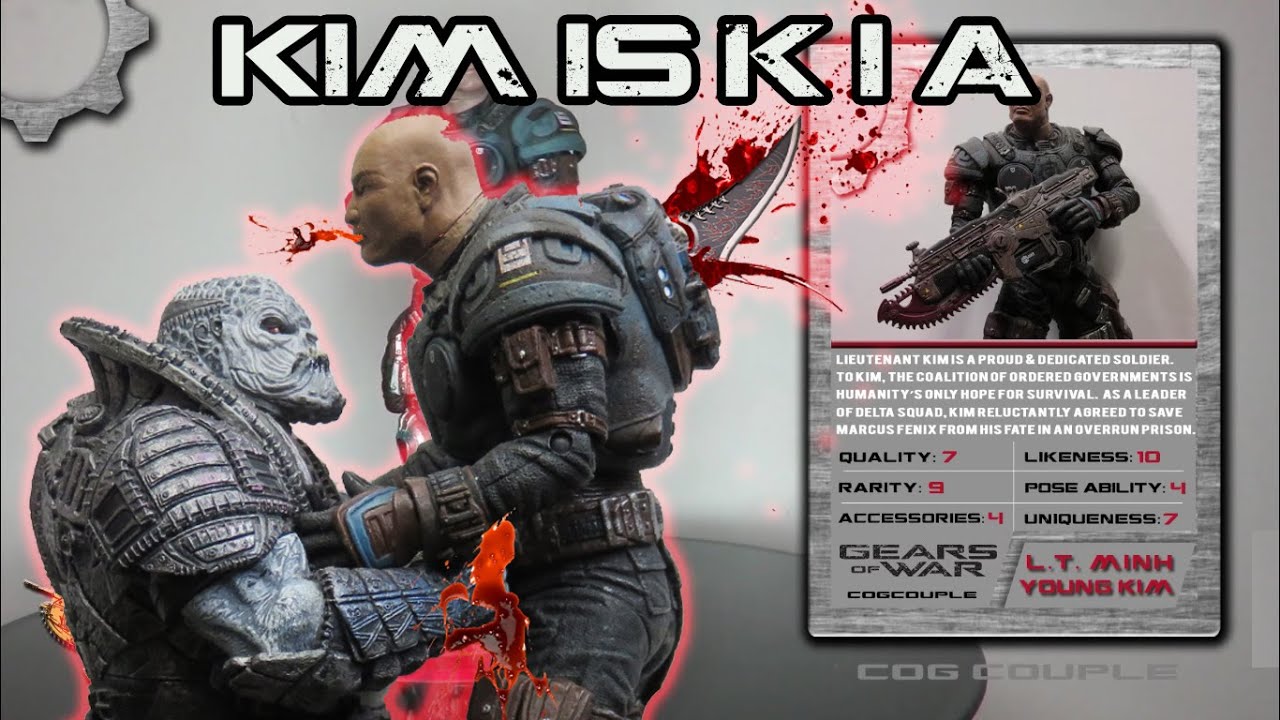 Gears of War Neca Figure " lieutenant kim" Review YouTube