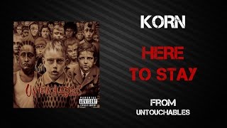 Korn - Here To Stay [Lyrics Video] Resimi