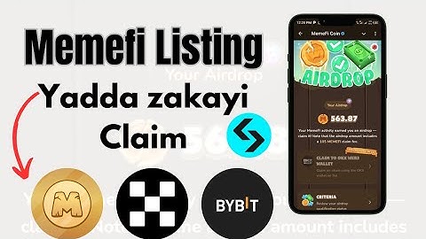Yadda zakayi claiming memefi zuwa OKx wallet | memefi listing Update | memefi claim update