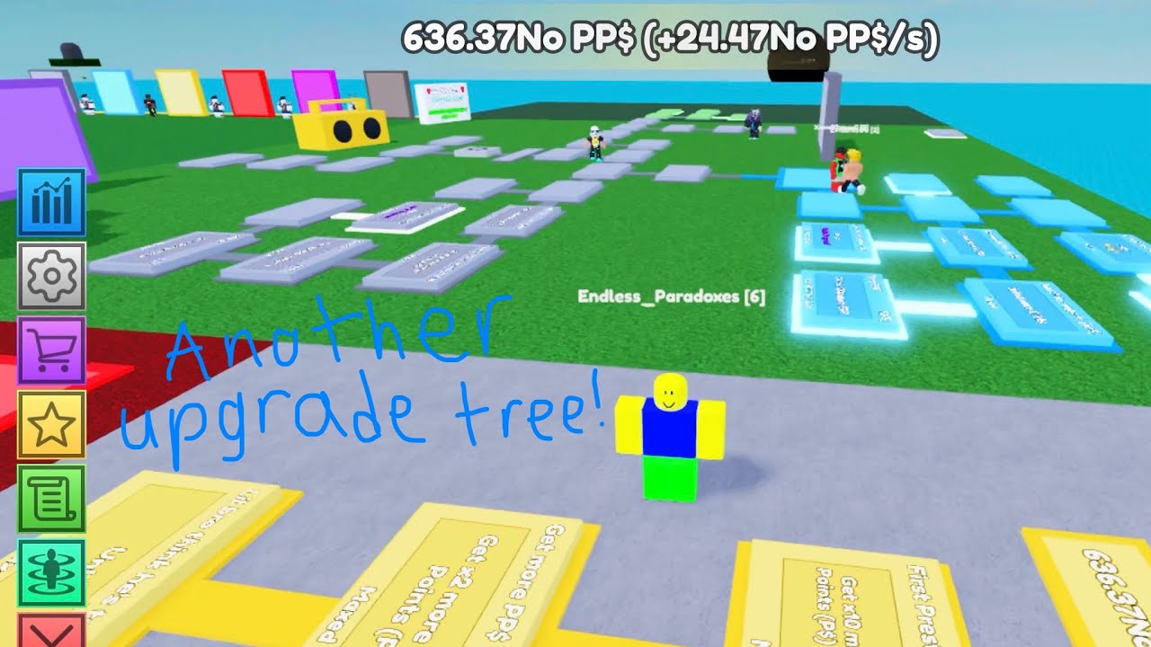 Roblox: Untitled Upgrade Tree - Unedited Longplay [Part 1]