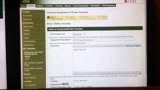 tk20: how to create an assignment
