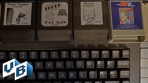 Atari 8bit  Re-pro Prototype Carts #1: Tower Toppler, Super Pac-man, Berzerk, Xenophobe#Atari400mini