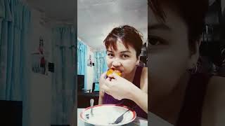 CDO crispy burger patties with rice.dinner time mukbang food foodtok foodtastingvlog