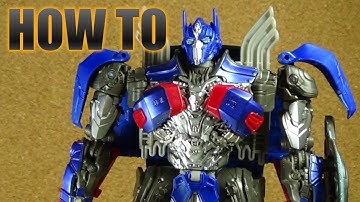 HOW TO: Transformers The Last Knight Optimus Prime