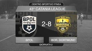 "43° Catania League" | Bpol 2-8 Borussia Dortmund | II Giornata