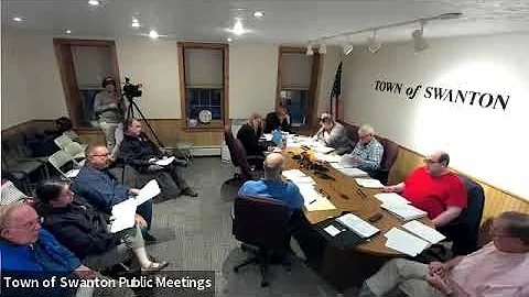 Swanton Selectboard Meeting 10-21-25
