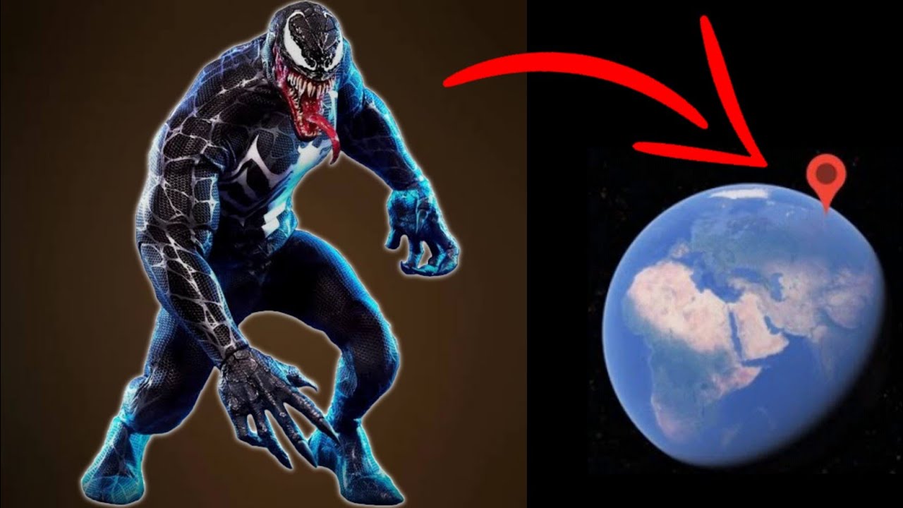 Omg! Found Venom on google earth and map