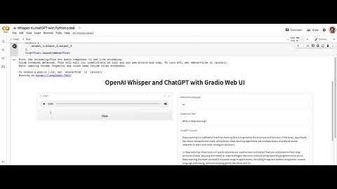 Whisper to chatGPT with Python colab (Code included)