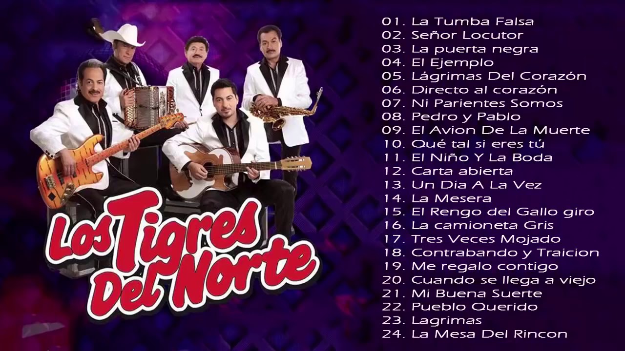 Los Tigres del Norte Mix Corridos - Viejitas canciones romanticas de