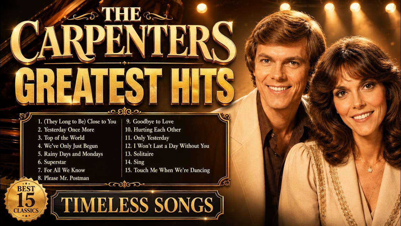 🎵 The Carpenters Greatest Hits | The Best Songs of All Time