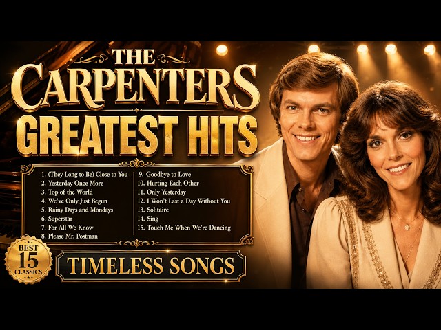 🎵 The Carpenters Greatest Hits | The Best Songs of All Time
