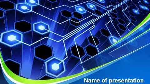 Network Tree PowerPoint Template by PoweredTemplate.com