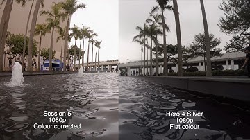 GoPro tests: flat vs gopro colour vs colour corrected, and 1080p vs 2.7k vs 4k resolution