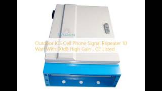 10W Outdoor Cell Signal Booster 90dB High Gain