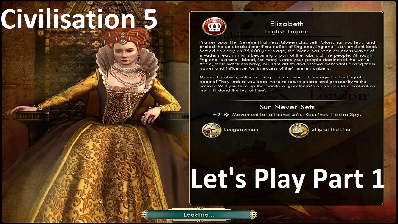 Let's Play Sid Meier's Civilization V. Part 1. Starting our Empire