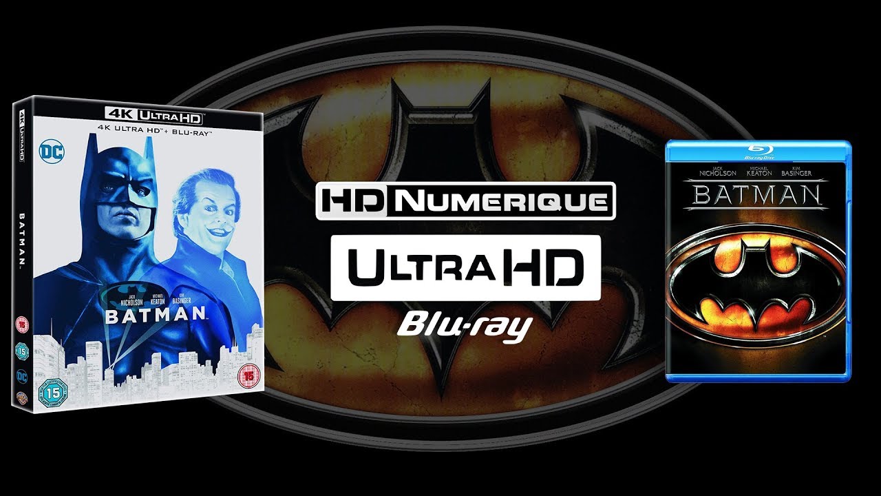 Batman 1989   Tim Burton  Comparatif 4K Ultra HD vs Blu ray