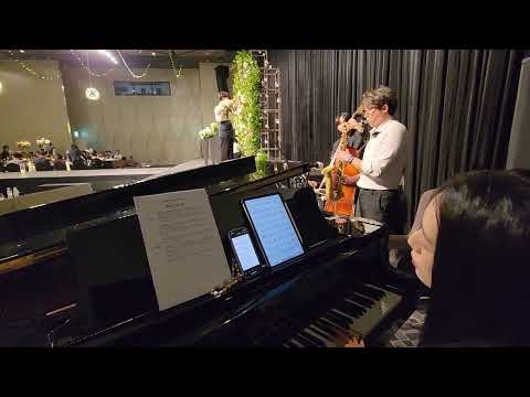 서울드래곤시티 한라홀 웨딩연주 On the sunnyside of the street 재즈4중주 결혼식연주