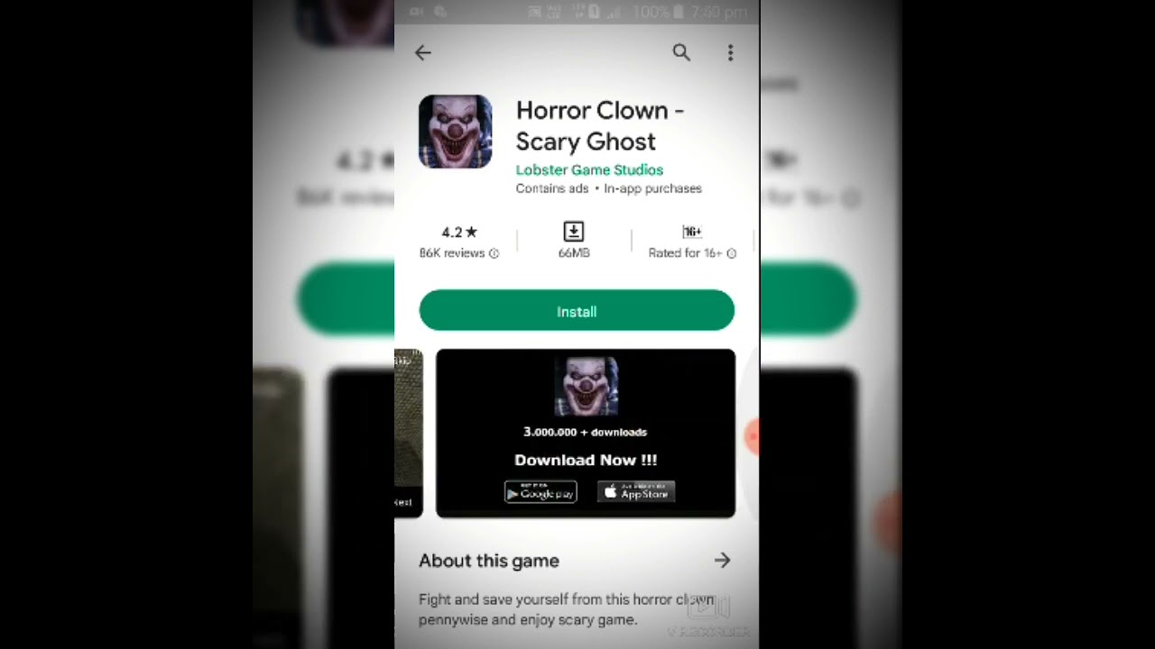 Horror Clown -Scary Ghost Download Link Description