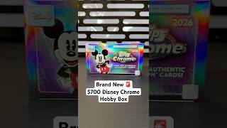 Opening the new 2026 Topps Disney Chrome Hobby Box 😮