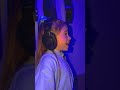 Valentina en el estudio 🎤
